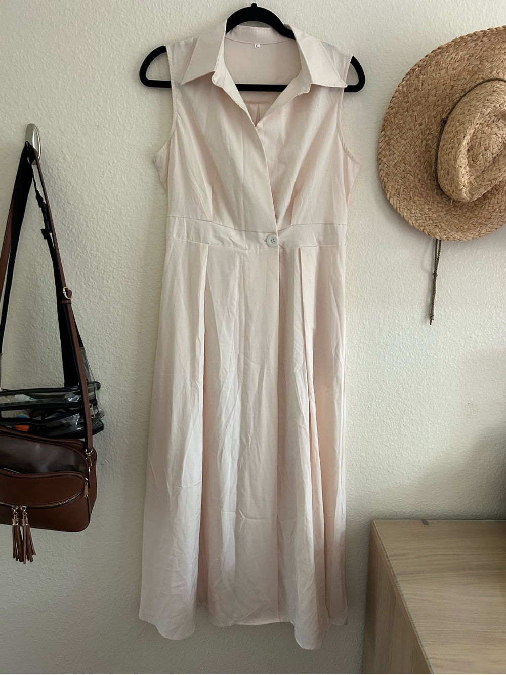 Long Cream Dress